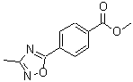 structure of CAS# 209912-44-7, Methyl 4-(3-Methyl-1,2,4-Oxadiazol-5-Yl)Benzoate;Methyl 4-(3-methyl-1,2,4-oxadiazol-5-yl)benzoate 97+%;Methyl4-(3-methyl-1,2,4-oxadiazol-5-yl)benzoate;MFCD08690288