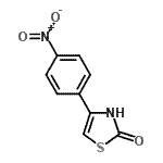 CAS 登录号：2104-08-7， 4-(4-硝基苯基)-1,3-噻唑-2(3H)-酮