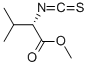 structure of CAS# 21055-41-4, 2-Isothiocyanato-3-Methyl-Butanoic Acid Methyl Ester;METHYL L-2-ISOTHIOCYANATO-3-METHYLBUTYRATE