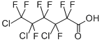 structure of CAS# 2106-54-9, 3,5,6-Trichlorooctafluorohexanoic Acid;3,5,6-Trichloro-2,2,3,4,4,5,6,6-Octafluoro-Hexanoic Acid;Ccris 4416