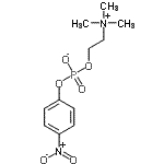 structure of CAS# 21064-69-7, 4-Nitrophenyl 2-(Trimethylammonio)Ethyl Phosphate;NPCC;O-(4-Nitrophenylphosphoryl)choline;Phosphocholine 4-nitrophenyl ester