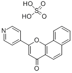 structure of CAS# 2110-25-0, 2-Pyridin-4-Ylbenzo[h]Chromen-4-One;2-(4-Pyridyl)Benzo[H]Chromen-4-One;2-(4-Pyridyl)-4-Benzo[H]Chromenone;2-Pyridin-4-Yl-Benzo[H]Chromen-4-One