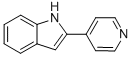 结构式 CAS# 21182-07-0, 2-吡啶-4-基-1H-吲哚