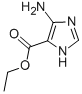 structure of CAS# 21190-16-9, Ethyl 4-Amino-5-Imidazolecarboxylate;5-Amino-3H-Imidazole-4-Carboxylic Acid Ethyl Ester;H-Imidazole-4-Carboxylic Acid, 5-Amino-, Ethyl Ester;Imidazole, 4-Amino-5-Ethoxycarbonyl-