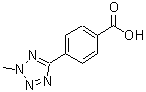 结构式 CAS# 211942-53-9, 4-(2-甲基-2H-四唑-5-基)苯甲酸