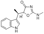 结构式 CAS# 21200-24-8, (-)-吲哚霉素