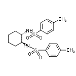 structure of CAS# 212555-28-7, N,N'-(1S,2S)-1,2-Cyclohexanediylbis(4-Methylbenzenesulfonamide);(1R,2R)-(+)-N,N'-Di-p-tosyl-1,2-cyclohexanediamine;(1S,2S)-(−)-N,N′-Di-p-tosyl-1,2-cyclohexanediamine;(1S,2S)-(-)-N,N-di-p-tosyl-1,2-cyclohexanediamine