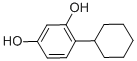 structure of CAS# 2138-20-7, 4-Cyclohexylbenzene-1,3-Diol;4-Cyclohexylresorcinol;Nsc59847