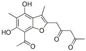 CAS#: 21402-79-9， 1-(7-Acetyl-4,6-Dihydroxy-3,5-Dimethyl-2-Benzofuranyl)-2,4-Pentanedione