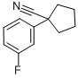 structure of CAS# 214262-90-5, 1-(3-Fluorophenyl)Cyclopentanecarbonitrile;1-(3-Fluorophenyl)-1-Cyclopentanecarbonitrile;Zinc00155773;Sbb017020