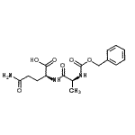 structure of CAS# 21467-17-4, N-[(Benzyloxy)Carbonyl]-L-Alanyl-L-Glutamine;Z-Ala-Gln-OH