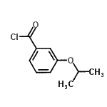 结构式 CAS# 214847-64-0, 3-异丙氧基苯甲酰基氯化物