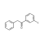 结构式 CAS# 214900-27-3, 1-(3-碘苯基)-2-苯乙酮
