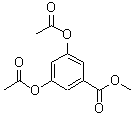 structure of CAS# 2150-36-9, Methyl 3,5-Diacetoxybenzoate;methyl 3,5-bis(acetyloxy)benzoate;Methyl 3,5-Diacetoxybenzoate;METHYL3,5-DIACETOXYBENZOATE