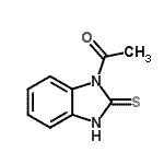 CAS 登录号：21541-32-2， 1-(2-硫代-2,3-二氢-1H-苯并咪唑-1-基)乙酮