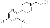 CAS#: 215434-39-2， 2-{4-[5-Chloro-3-(Trifluoromethyl)-2-Pyridinyl]-1-Piperazinyl}Ethanol