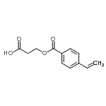 CAS#: 215510-31-9， 3-[(4-Vinylbenzoyl)Oxy]Propanoic Acid