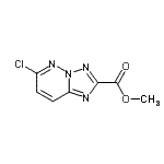 CAS 登录号：215530-61-3， 甲基6-氯[1,2,4]三唑并[1,5-b]哒嗪-2-羧酸酯