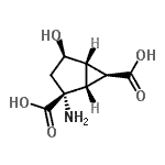 CAS#: 215867-18-8， (1R,2R,4R,5S,6S)-2-Amino-4-Hydroxybicyclo[3.1.0]Hexane-2,6-Dicarboxylic Acid