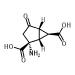 CAS 登录号：215867-19-9， (1R,2R,5S,6S)-2-氨基-4-氧代双环[3.1.0]己烷-2,6-二甲酸