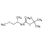 CAS#: 216236-33-8， 2-Methyl-2-Propanyl [(2S)-1-(Methylsulfanyl)-2-Propanyl]Carbamate