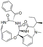 CAS#: 21761-48-8， (2S,3R)-N-[(3R,4S,7S)-7-Benzoyl-5,8-Dioxo-3-Phenyl-2-Oxa-6,9-Diazabicyclo[10.2.2]Hexadeca-10,12,14(1),15-Tetren-4-Yl]-2-(Dimethylamino)-3-Methylpentanamide