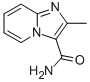 structure of CAS# 21801-89-8, 3-Carbamoyl-2-Methylimidazo(1,2-a)Pyridine;2-Methyl-3-Imidazo[3,2-A]Pyridinecarboxamide;2-Methyl-3-Carboxamidoimidazo(1,2-A)Pyridine;3-Carbamoyl-2-Methylimidazo(1,2-A)Pyridine