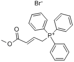 结构式 CAS# 2181-98-8, [(E)-4-甲氧基-4-氧代丁-2-烯基]-三苯基鏻溴化物