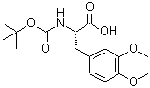 structure of CAS# 218457-71-7, 3-Methoxy-O-Methyl-N-{[(2-Methyl-2-Propanyl)Oxy]Carbonyl}Tyrosine;(2S)-2-[(<wbr>tert-Buto<wbr>xycarbony<wbr>l)amino]-<wbr>3-(3,4-di<wbr>methoxyph<wbr>enyl)prop<wbr>ionic acid;3-(3,4-di<wbr>methoxyph<wbr>enyl)-2-[<wbr>(2-methyl<wbr>propan-2-<wbr>yl)oxycar<wbr>bonylamin<wbr>o]propano<wbr>ic acid;3-(3,4-di<wbr>methoxyph<wbr>enyl)-2-[<wbr>[(2-methy<wbr>lpropan-2<wbr>-yl)oxy-o<wbr>xomethyl]<wbr>amino]pro<wbr>panoic ac<wbr>id