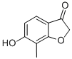 结构式 CAS# 21861-22-3, 6-羟基-7-甲基苯并呋喃-3-酮