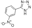 structure of CAS# 21871-44-3, 5-(3-Nitrophenyl)-2H-Tetrazole;5-(3-Nitrophenyl)-2H-1,2,3,4-Tetrazole;Sr-01000631027-1;Oprea1_155871