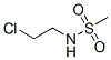 structure of CAS# 21896-59-3, N-(2-Chloroethyl)-Methanesulfonamide;N-(2-Chloroethyl)Methanesulphonamide