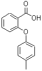结构式 CAS# 21905-69-1, 2-(4-甲基苯氧基)苯甲酸