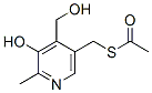 CAS#: 21907-94-8， 5-Acetylthiomethyl-3-Hydroxy-2-Methyl-4-Pyridinemethanol