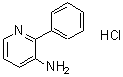 structure of CAS# 219121-62-7, 2-Phenyl-3-Pyridinamine Hydrochloride (1:1);2-phenylpyridin-3-amine hydrochloride;2-Phenyl-pyridin-3-ylamine hydrochloride;2-Phenylpyridin-3-ylaminehydrochloride
