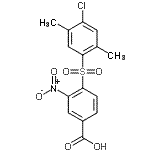CAS#: 219930-07-1， 4-[(4-Chloro-2,5-Dimethylphenyl)Sulfonyl]-3-Nitrobenzoic Acid