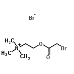 structure of CAS# 22004-27-9, 2-(2-Bromoacetoxy)-N,N,N-Trimethylethanaminium Bromide;2-(2-Bromoacetyloxy)-N,N,N-trimethylethanaminium bromide;2-(2-Bromoacetyloxy)-N.,N,N-trimethylethanaminium bromide;Bromoacetylcholine bromide