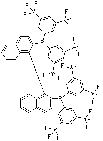 CAS 登录号：220196-32-7， 1,1'-联萘-2,2'-二基二{二[3,5-二(三氟甲基)苯基]膦}