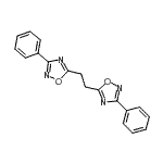结构式 CAS# 22020-64-0, 5,5'-(1,2-乙二基)二(3-苯基-1,2,4-恶二唑)