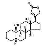 CAS 登录号：22040-72-8， (5beta,14alpha)-14-羟基心甾-20(22)-烯内酯