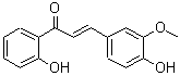 structure of CAS# 220430-82-0, (2E)-3-(4-Hydroxy-3-Methoxyphenyl)-1-(2-Hydroxyphenyl)-2-Propen-1-One;2,4-DIHYDROXY-3-METHOXYCHALCONE;2'-Hydroxy-2-(4-hydroxy-3-methoxybenzylidene)acetophenone;2-PROPEN-<wbr>1-ONE,1-(<wbr>2,4-DIHYD<wbr>ROXYPHENY<wbr>L)-3-(3-M<wbr>ETHOXYPHE<wbr>NYL)-, (2<wbr>E)-