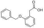 structure of CAS# 22047-88-7, 2-(Phenylmethoxy)-Benzeneacetic Acid