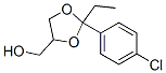 CAS#: 2208-27-7， [2-(4-Chlorophenyl)-2-Ethyl-1,3-Dioxolan-4-Yl]Methanol