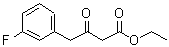 结构式 CAS# 221121-36-4, 4-(3-氟苯基)-3-氧代丁酸乙酯