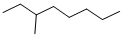 structure of CAS# 2216-33-3, 3-Methyl-Octane;Nsc23689;Octane, 3-Methyl-