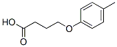 structure of CAS# 22180-02-5, 4-p-Tolyloxy-Butyric Acid;4-(4-Methylphenoxy)Butyrate;Zinc01694009