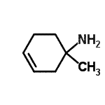 结构式 CAS# 22209-23-0, 1-甲基-3-环己烯-1-胺