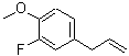结构式 CAS# 222422-50-6, 4-烯丙基-2-氟-1-甲氧基苯