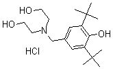 CAS#: 2226-97-3， 4-[(Bis(2-Hydroxyethyl)Amino)Methyl]-2,6-Ditert-Butylphenol Hydrochloride