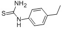 structure of CAS# 22265-78-7, N-(4-Ethylphenyl)-Thiourea;1-(4-ETHYLPHENYL)-2-THIOUREA;N-(4-ETHYLPHENYL)THIOUREA